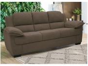 Sofá 3 Lugares Suede Carmel Linoforte