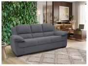 Sofá 3 Lugares Suede Carmel Linoforte Sofá 3 Lugares Suede Carmel Linoforte