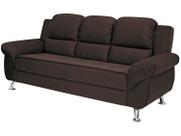 Sofá 3 Lugares Suede Marselha Linoforte