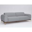 Sofá 3 Lugares Tóquio D07 230cm Linho Cinza - D'Rossi