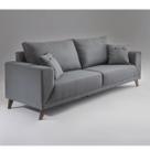 Sofa 4 Lugares Com Pes Em Imbuia Manchester