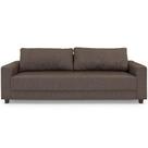 Sofá 4 Lugares Herval Clean Marrom, 230 cm