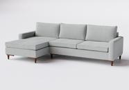 Sofá 4 Lugares Living Fixo Viena com Chaise 2,70m em Bouclé Sofá 4 Lugares Living Fixo Viena com Chaise 2,70m em Bouclé