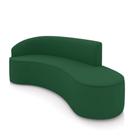 Sofá 4 Lugares Orgânico 220 Cm Morgan Veludo Verde D03 - D'rossi Sofá 4 Lugares Orgânico 220 Cm Morgan Veludo Verde D03 - D'rossi