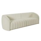 Sofá 4 Lugares Para Sala 292cm Lazio M03 Bouclê Bege Claro - Lyam Decor Sofá 4 Lugares Para Sala 292cm Lazio M03 Bouclê Bege Claro - Lyam Decor