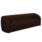 Sofá 4 Lugares Para Sala 292cm Lazio M03 Corano Marrom - Lyam Decor