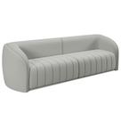 Sofá 4 Lugares Para Sala 292cm Lazio M03 Veludo Creme - Lyam Decor