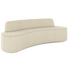 Sofá 4 Lugares para Sala de Estar Living 230cm Koane D06 Linho Creme - Mpozenato