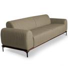 Sofá 4 Lugares Para Sala de Estar Molino 280 cm D02 Linho Bege C-129 - Lyam Decor