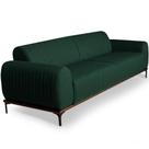 Sofá 4 Lugares Para Sala de Estar Molino 280 cm D02 Linho Verde Musgo C-117 - Lyam Decor