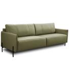 Sofá 4 Lugares Para Sala Living Industrial 264cm Italy L06 material sintético Musgo - Lyam Decor