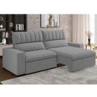 Sofá 4 Lugares Retrátil e Reclinável 250cm New Mali