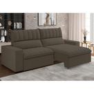 Sofá 4 Lugares Retrátil e Reclinável 250cm New Mali