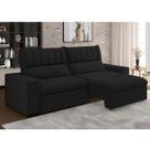 Sofá 4 Lugares Retrátil e Reclinável 250cm New Mali