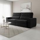 Sofá 4 Lugares Retrátil e Reclinável 250cm Viena