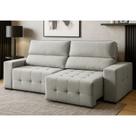 Sofá 4 Lugares Retrátil Reclinável 250cm Linho Village Ferguile