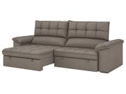 Sofá 4 Lugares Retrátil Reclinável Slim Milano BestHouse Sofás