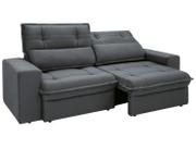 Sofá 4 Lugares Retrátil Reclinável Suede Palatino Linoforte Sofá 4 Lugares Retrátil Reclinável Suede Palatino Linoforte