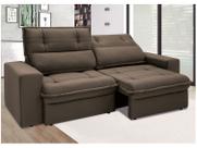 Sofá 4 Lugares Retrátil Reclinável Suede Palatino Linoforte