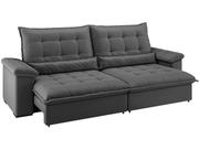 Sofá 4 Lugares Retrátil Reclinável Suede Veludo Molas Ensacadas Módena Flexforma Estofados