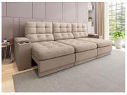 Sofá 4 Lugares Retrátil Reclinável Velosuede Neon Next Sofás