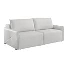 Sofá 4 Lugares Retrátil Urban Linho Cinza 260 cm