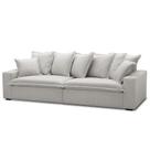 Sofá 4 Lugares Sala Living 280cm Dalton L08 Linho Mescla - Mpozenato