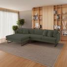 Sofá 5 Lugares Linho 92cm X 284cm Ricco Verde