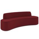 Sofá 5 Lugares Sala de Estar Cancún D02 Veludo Marsala 300 cm D-278 - Lyam Decor Sofá 5 Lugares Sala de Estar Cancún D02 Veludo Marsala 300 cm D-278 - Lyam Decor