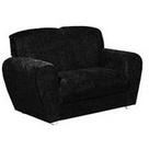 Sofá 5010 2 Lugares em Tecido Suede e Encosto Fixo Cor Preto Sofá 5010 2 Lugares em Tecido Suede e Encosto Fixo Cor Preto