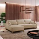 Sofá Albano Linho Chaise Lado Esquerdo Meu Sofá Online