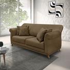 Sofa Amsterdam 160cm 2 Lugares Suede Caramelo Sofa Amsterdam 160cm 2 Lugares Suede Caramelo