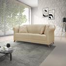 Sofa Amsterdam 220cm 3 Lugares Linho Dourado Sofa Amsterdam 220cm 3 Lugares Linho Dourado