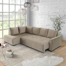 Sofá Andros Chaise e 3 Lugares Estofama