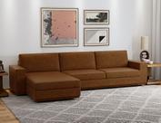 Sofá Arezzo Fixo Caramelo 2Lug+Chaise Dir 4,02m Sofá Arezzo Fixo Caramelo 2Lug+Chaise Dir 4,02m