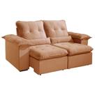 Sofá Arsenal 3 Lugares Retrátil e Reclinável 200cm Tecido Veludo Aifos Cor Cobre Sofá Arsenal 3 Lugares Retrátil e Reclinável 200cm Tecido Veludo Aifos Cor Cobre