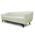 Sofá Ateneu 4 Lugares 260cm C26 material sintético Bege - Domi