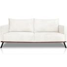 Sofa Aya 3 Lugares Para Sala De Estar 220cm Boucle 3300 Ezz