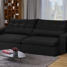 Sofá Bahia Modular 6 Lugares 290cm com Molas Retrátil e Reclinável