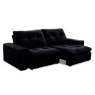 Sofá Burgos 210cm - Preto