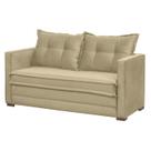 Sofa Cama 02 Lugares Londres Suede Bege D'monegatto
