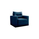Sofá Cama 1 Lugar 90cm Marissol Azul Matrix