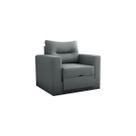 Sofá Cama 1 Lugar 90cm Marissol Cinza Matrix