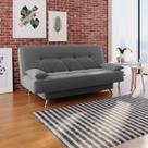 Sofá Cama 1,80m Fabiane Suede Cinza Madelina Decor