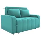 Sofa Cama 2 Lugares 138 Cm Amora Veludo Deluxe Sofistic Verde Milani Store Verde