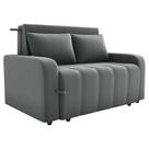 Sofa Cama 2 Lugares 138 Cm Amora Veludo Maserati Milani Store Chumbo