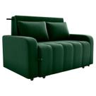 Sofa Cama 2 Lugares 138 cm Amora Veludo Maserati Verde Milani Store