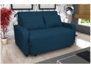 Sofá Cama 2 Lugares 138cm Amora New Azul Matrix