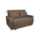 Sofá Cama 2 Lugares 138cm Amora New Capuccino Matrix