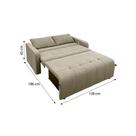 Sofá Cama 2 Lugares 138cm Amora New Ferrugem Matrix